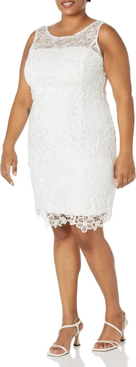 Adrianna Papell Women's Guipure Lace Sheath Dress