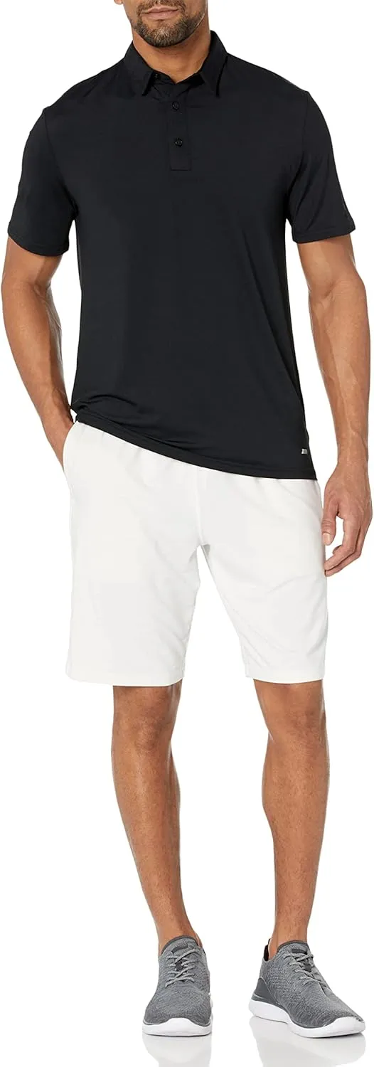 Amazon Essentials Men's Slim-Fit Quick Dry Tech Stretch Lightweight Golf Polo Shirt