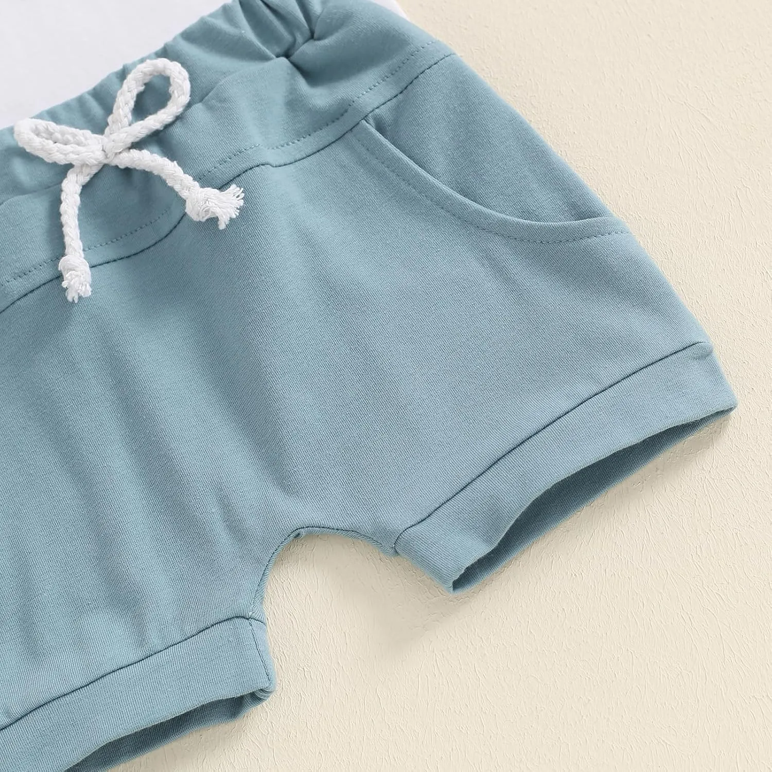 Baby Boy First Surfer Birthday Outfits Set Short Sleeve The Big One T-Shirt Shorts 2Pcs Summer Ocean Wave Clothes