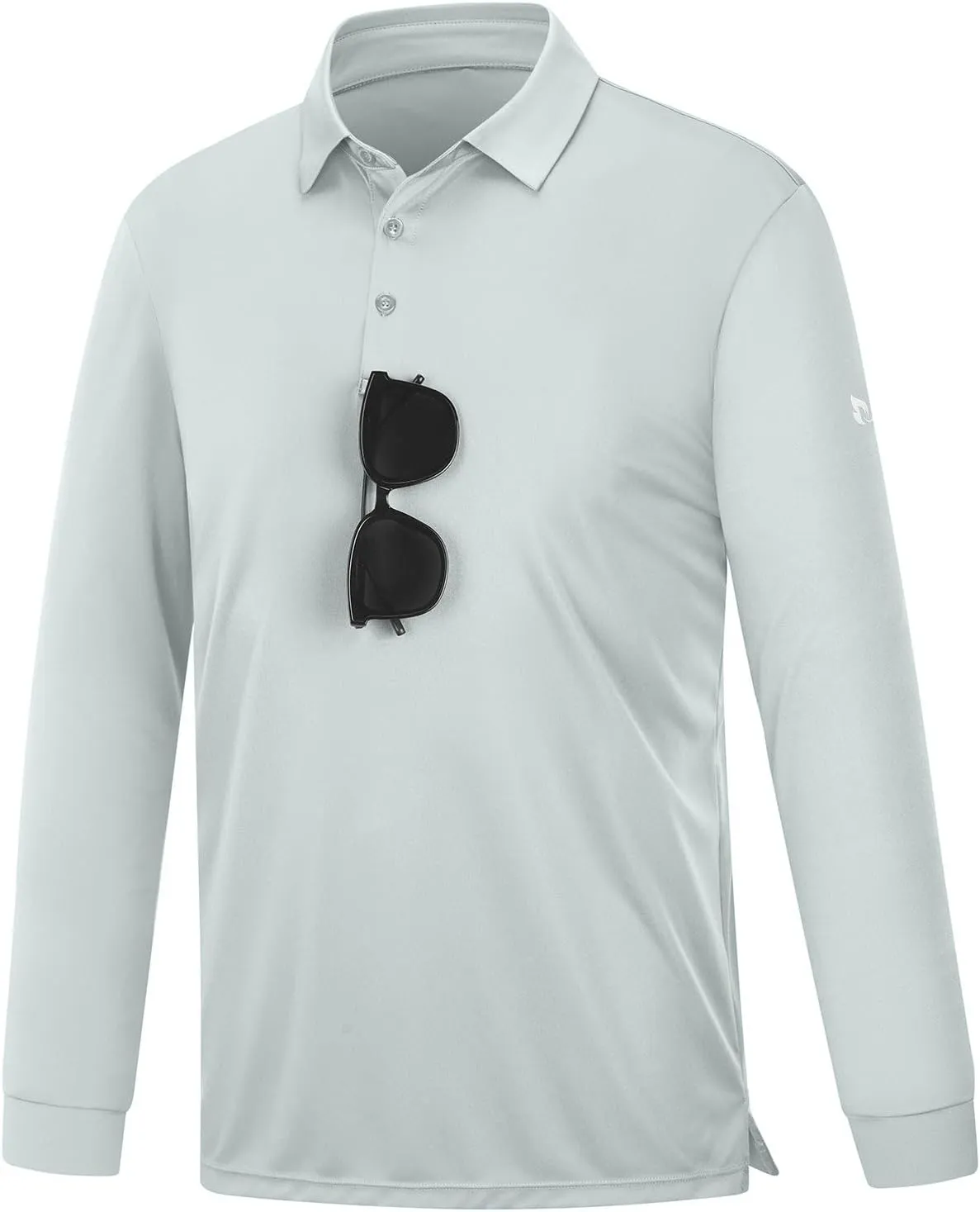 baleaf Men's Long Sleeve Golf Shirt Collared Shirts Polo UPF 50  Lightweight Quick Dry Work Casual Outdoor