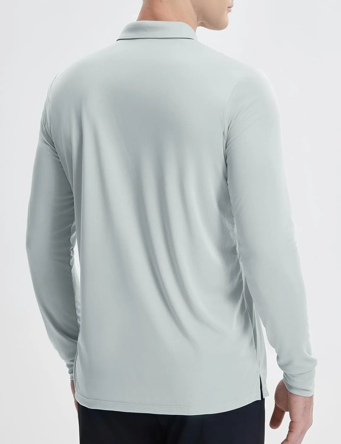 baleaf Men's Long Sleeve Golf Shirt Collared Shirts Polo UPF 50  Lightweight Quick Dry Work Casual Outdoor