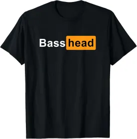 Bass Head Headbanger EDM Rave Festival Costume Dance Music T-Shirt