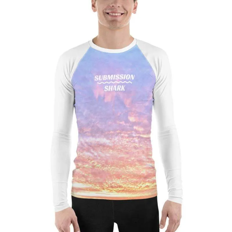 Blush Heaven ~ Men's BJJ Rash Guard