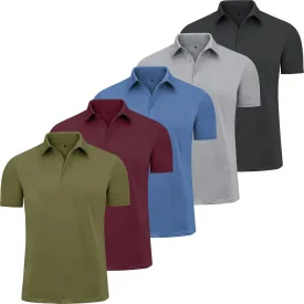 CE' CERDR Men's Golf Polo Shirts Short Sleeve Quick-Dry Moisture Wicking Athletic Performence Casual Golf T-Shirt