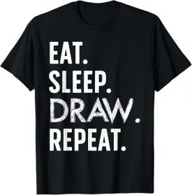 Cute Drawing Design For Men Women Kids Sketch Artist Drawing T-Shirt