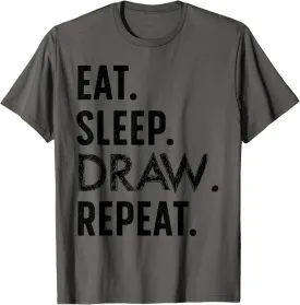 Cute Drawing Design For Men Women Kids Sketch Artist Drawing T-Shirt
