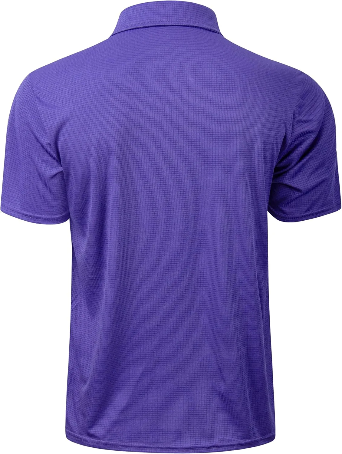 Derminpro Men's Fashion Collared Stretch Fit Casual Short Sleeve Quick Dry Golf Polo Shirts