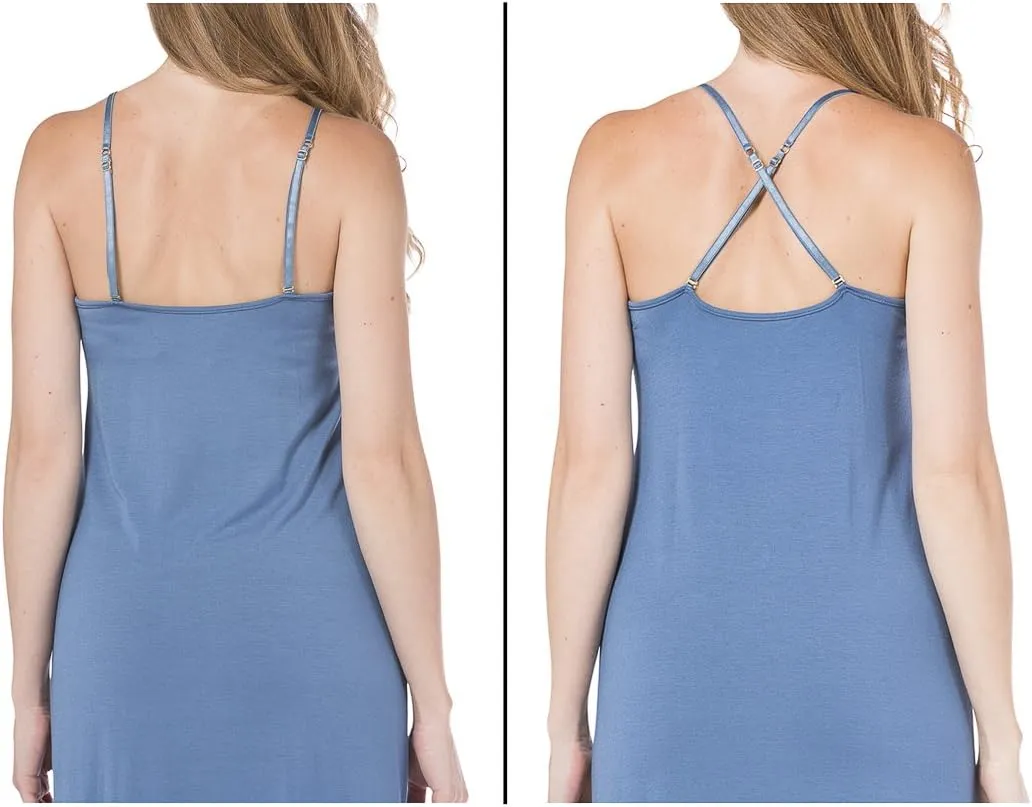 Fishers Finery Women's Modal V-Neck Nightgown Chemise