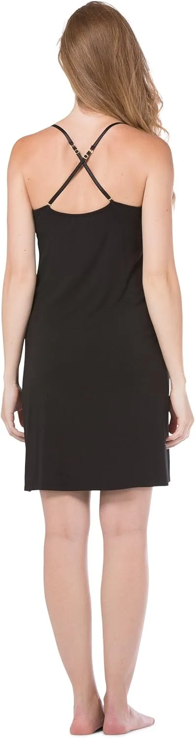 Fishers Finery Women's Modal V-Neck Nightgown Chemise