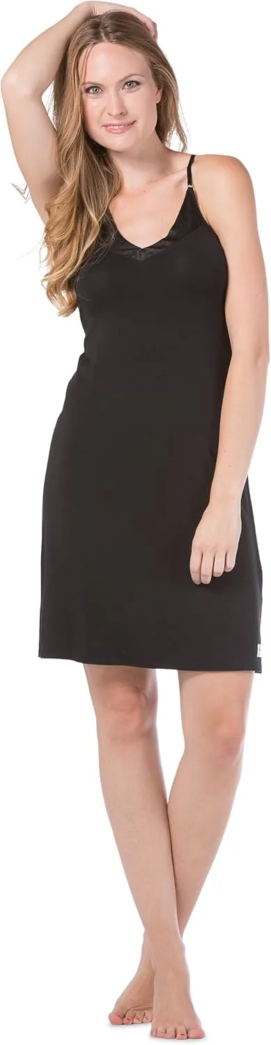 Fishers Finery Women's Modal V-Neck Nightgown Chemise