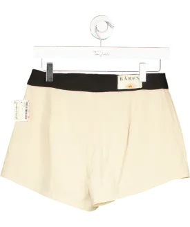 Free People Beige Baben James Board Shorts UK M
