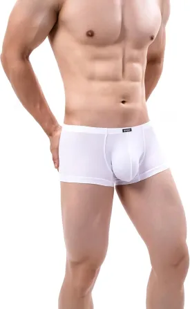 IKINGSKY Men's Silky Boxer Briefs Soft Bulge Shorts Underwear Sexy Low Rise Trunk Under Panties for Men