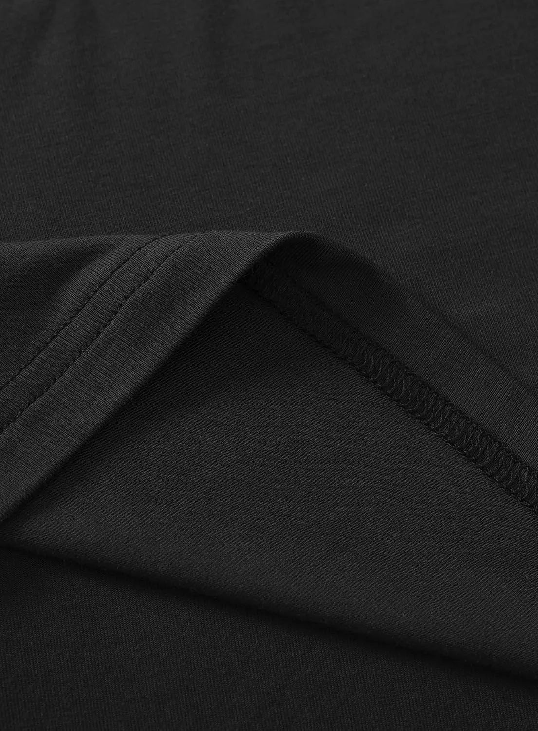 Latuza Men's Viscose Crew Neck Short Sleeves Pajama Sleep Shirt