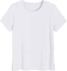 Latuza Women's Viscose Pajama Top Crew Neck Sleep T-Shirt