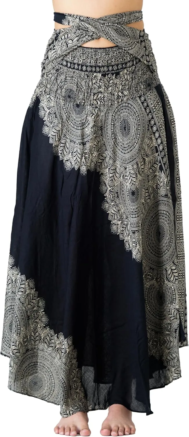 Long Skirts for Women Maxi Boho Skirt Floral Print