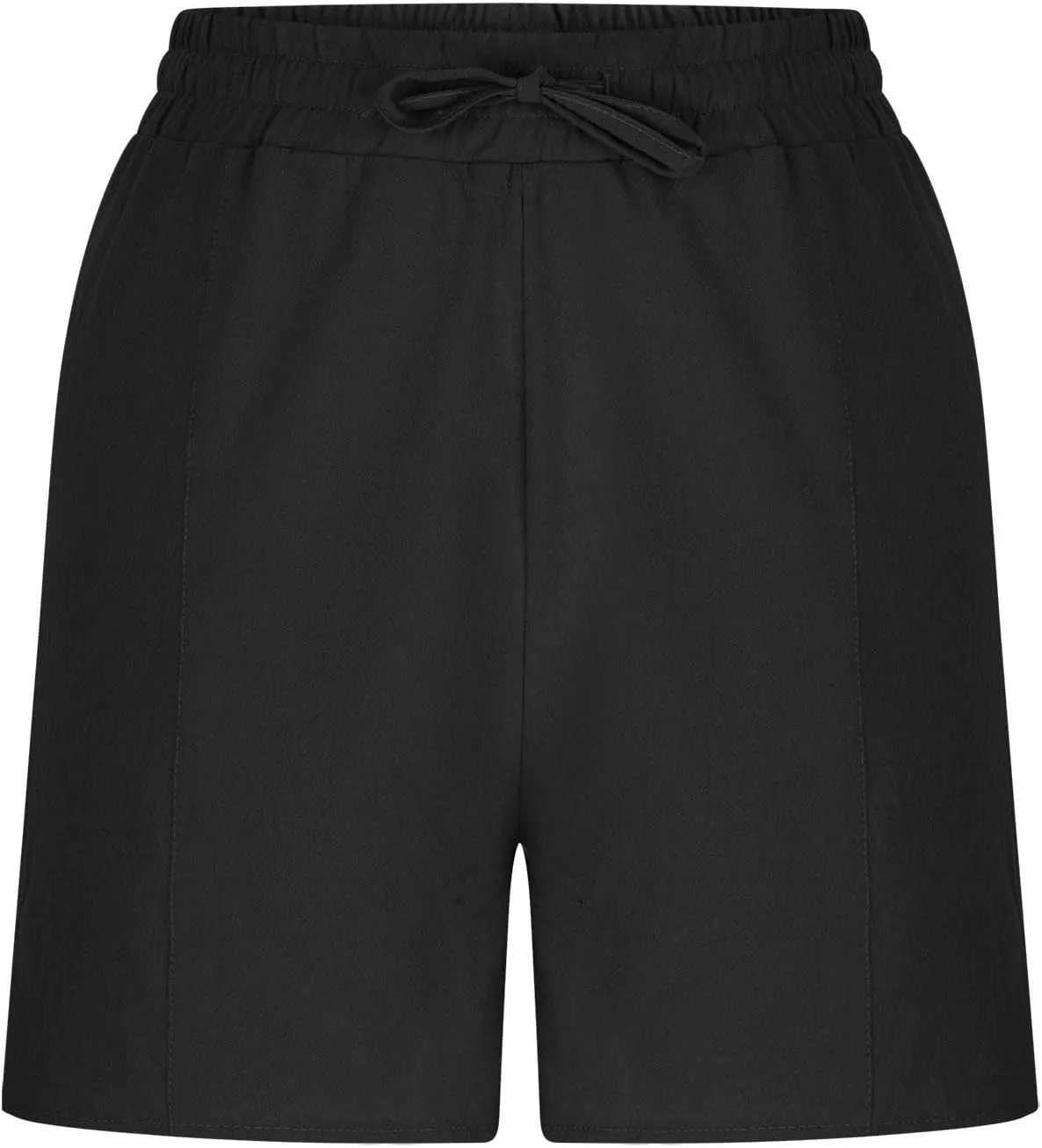 Lounge Shorts for Women Drawstring Summer Pull on Shorts Elastic High Waisted Wide Leg Short Beach Pants with Pockets
