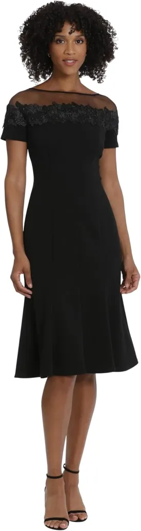 Maggy London Women's Illusion Dress Occasion Event Party Holiday Cocktail
