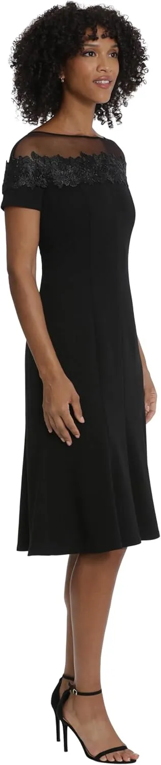 Maggy London Women's Illusion Dress Occasion Event Party Holiday Cocktail