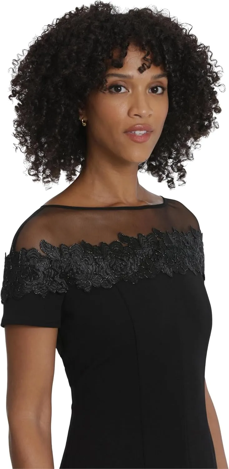 Maggy London Women's Illusion Dress Occasion Event Party Holiday Cocktail