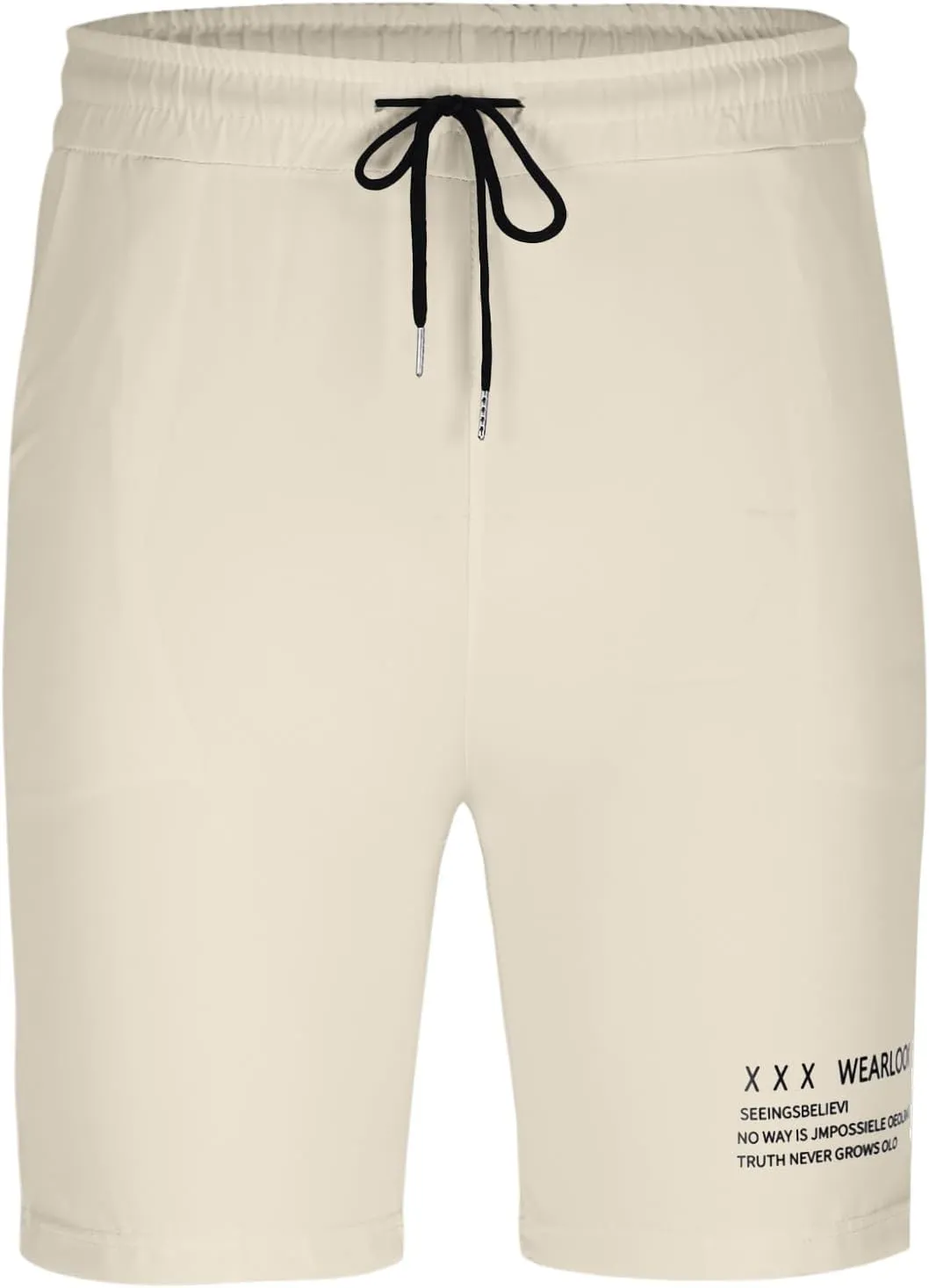 Men's Athletic Shorts with Pockets Quick Dry Plus Size Gym Running Workout Lightweight Casual Activewear Trunks