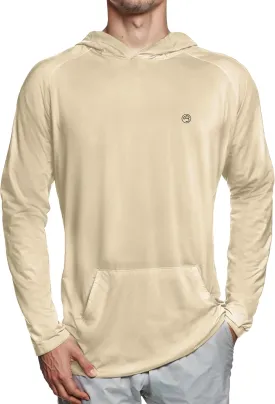 Mens Dry-Fit UPF 50  Sun Shirt Hooded, Fishing Shirts for Men Long Sleeve, SPF Shirts for Men, Men's Rash Guard