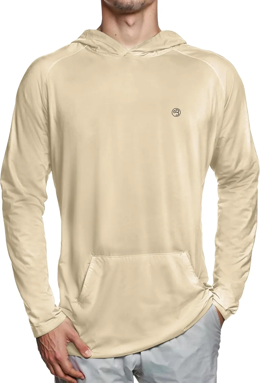 Mens Dry-Fit UPF 50  Sun Shirt Hooded, Fishing Shirts for Men Long Sleeve, SPF Shirts for Men, Men's Rash Guard