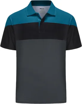 MOHEEN Men's Moisture-Wicking Golf Polo Shirts - Sun Protection Dry Fit M-7XL