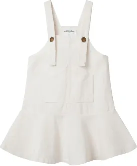 Mud Kingdom Little Girls Denim Overall Dress Bib Adjustable Strap Jumper
