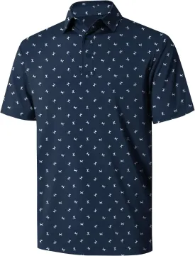 NIASHOT Polo Shirts for Men Summer Short Sleeve Golf Polos Quick-Dry Moisture Wicking T-Shirts Fashion Clothes Mens Gifts