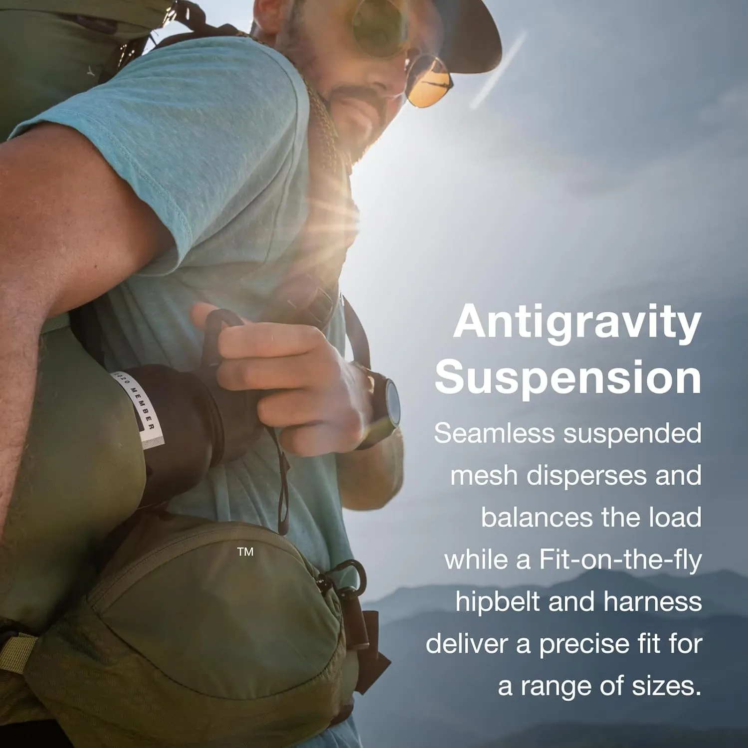 Osprey Atmos AG 65L Men's Backpacking Backpack, Mythical Green, L/XL