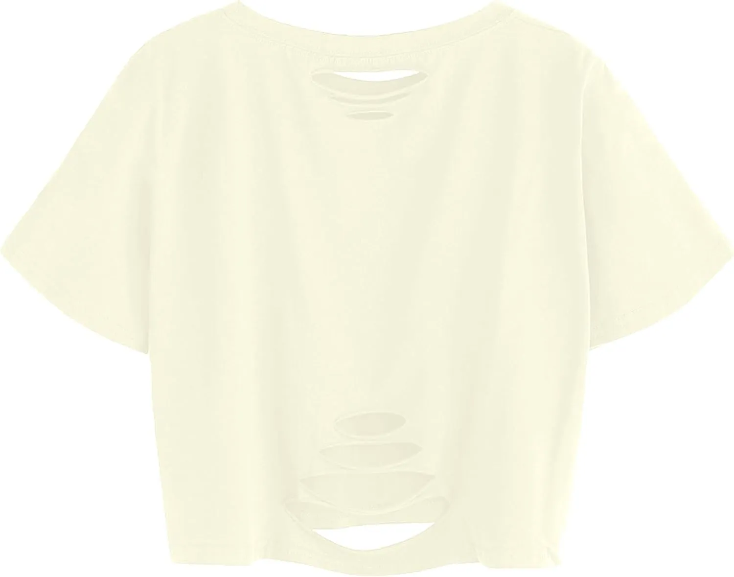 Rock Shirts Rock and Roll Crop Tops for Women Nashville Concert Music Band T Shirt Guitar Finger Graphic Ripped Tee