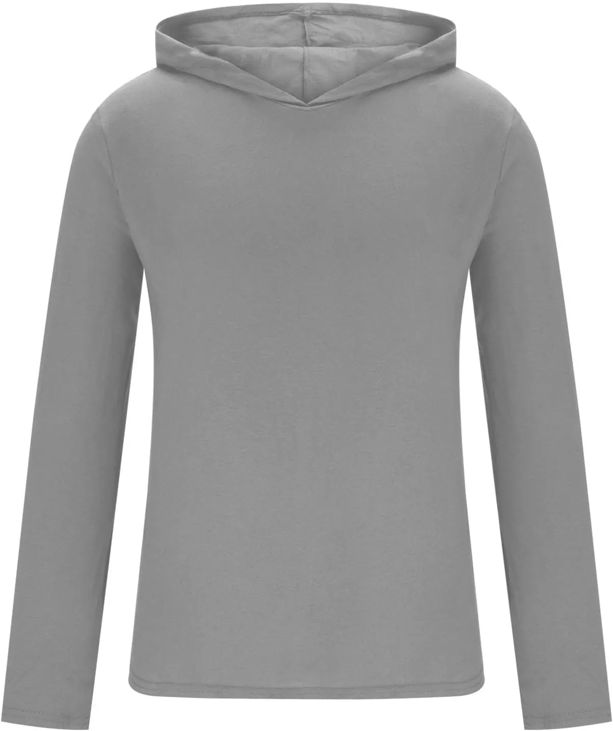 Sun Protection Hoodie Shirts Running Cotton Compression Shirts Long Sleeve Stretch Rash Guard for Beach Swimming
