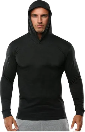 Sun Protection Hoodie Shirts Running Cotton Compression Shirts Long Sleeve Stretch Rash Guard for Beach Swimming