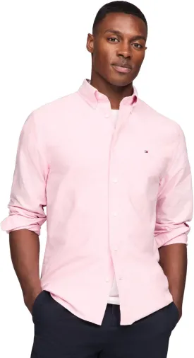 Tommy Hilfiger Long Sleeve Oxford Regular Fit, Men's Button Down Shirts, Also Available in Big and Tall