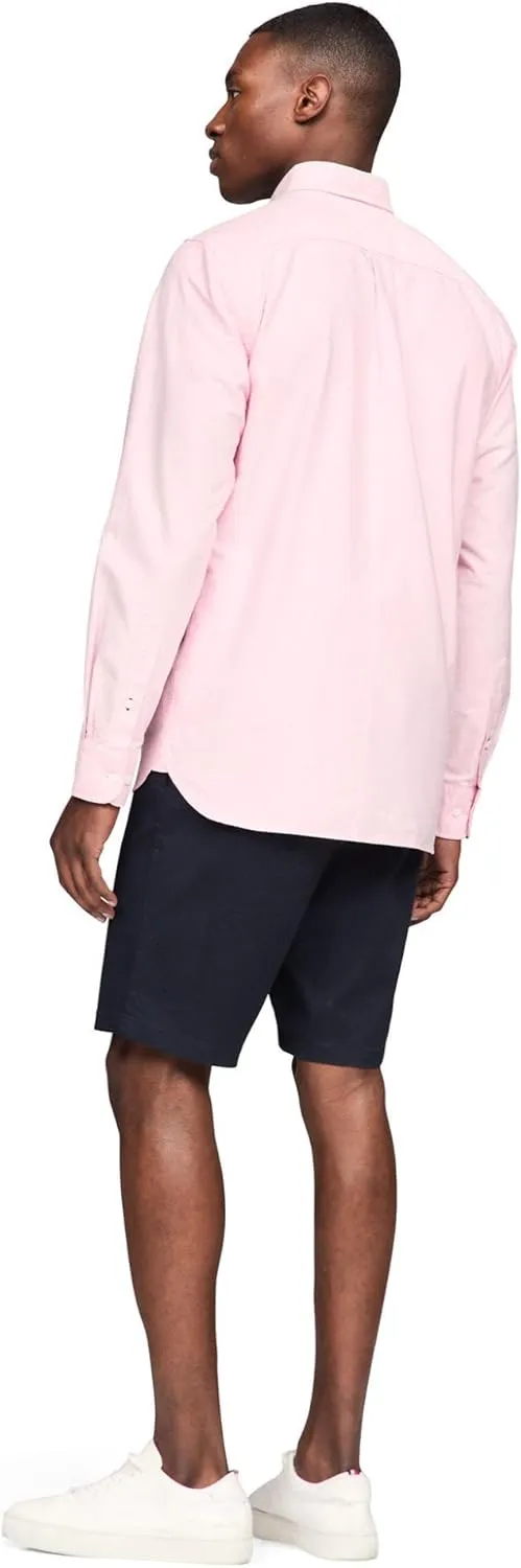 Tommy Hilfiger Long Sleeve Oxford Regular Fit, Men's Button Down Shirts, Also Available in Big and Tall