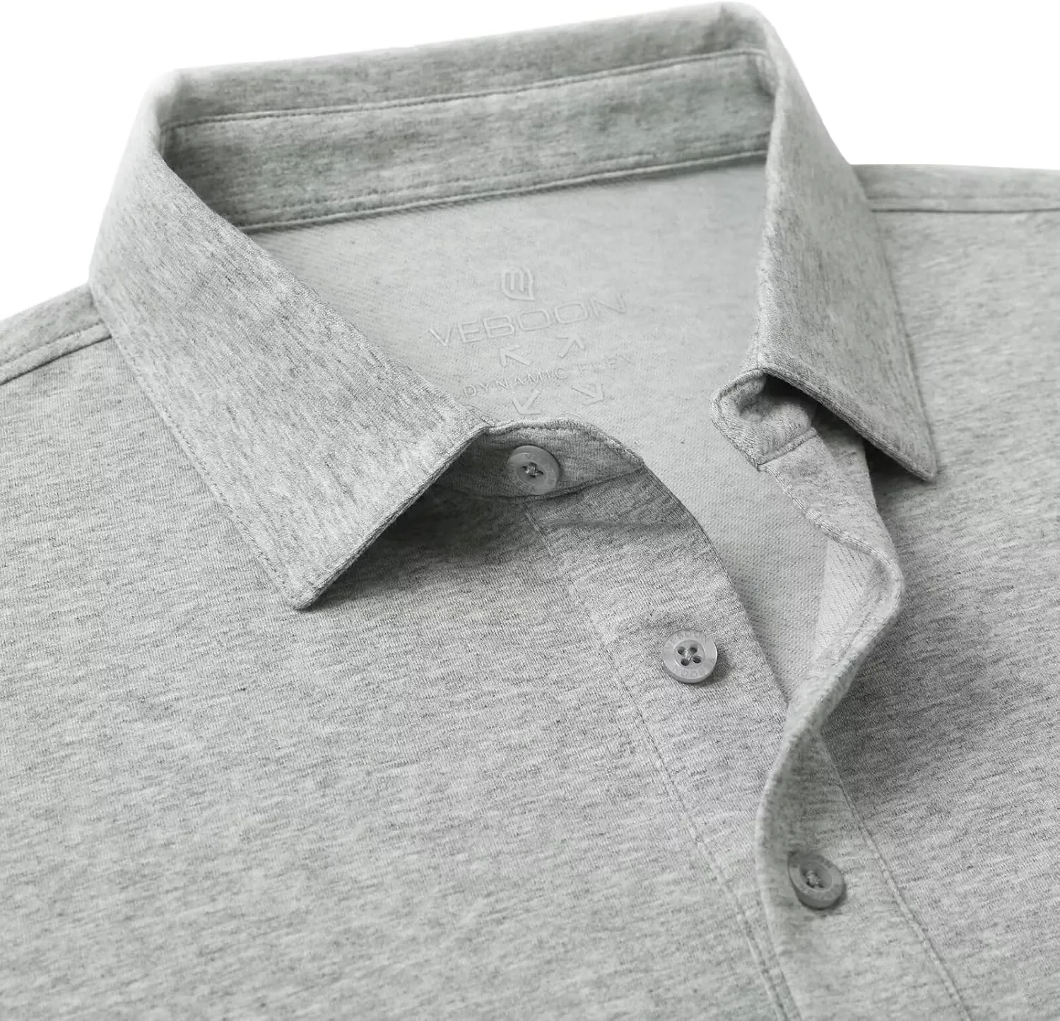 VEBOON Polo Shirts for Men Cotton Blend Moisture-Wicking Lightweight Performance Collared Mens Polo Shirts Shorts Sleeve