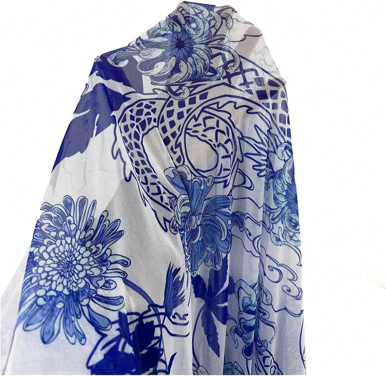 Verdusa Women's Sarong Wraps Floral Print Beach Cover Up Dress Backless Sleeveless Summer Dress