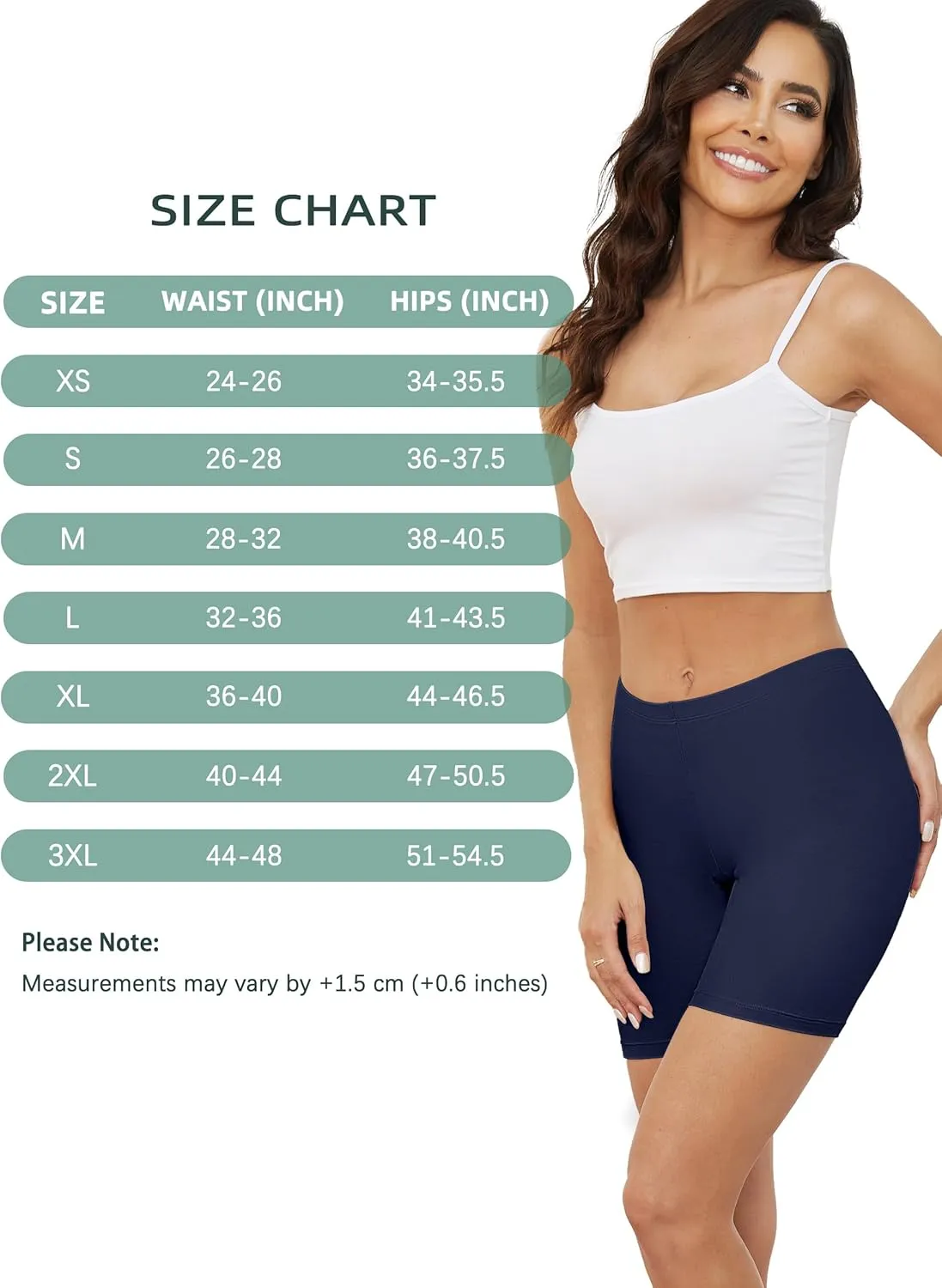 voenxe Women Cotton Boy Shorts Underwear,Lady Boxers Briefs,High Waist Anti Chafing BoyShort,Soft Long Leg Biker Panty,4 Pack