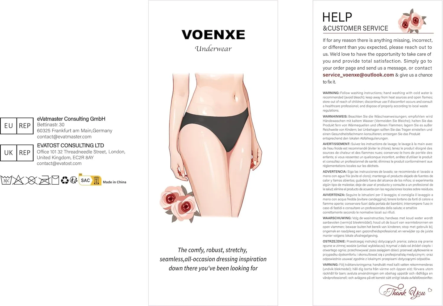 voenxe Women Cotton Boy Shorts Underwear,Lady Boxers Briefs,High Waist Anti Chafing BoyShort,Soft Long Leg Biker Panty,4 Pack