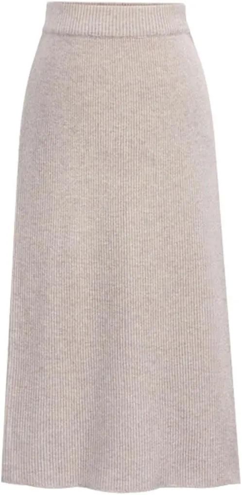 Womens Knit Pencil Skirt High Waist Skirts Knited Split Midi Skirt for