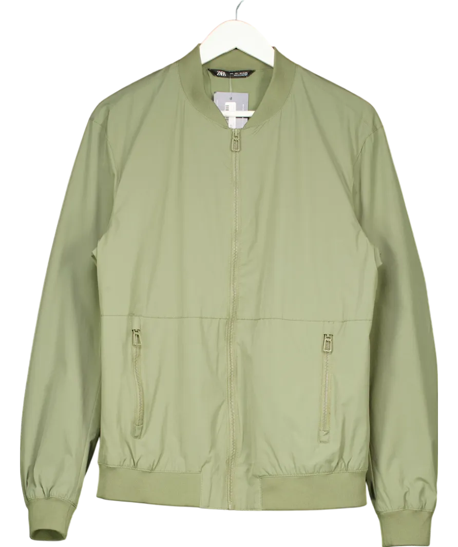 ZARA Green Lightweight Jacket UK L